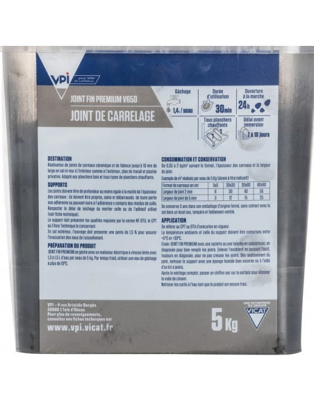 Joint fin premium V650 5Kg VPI - 55