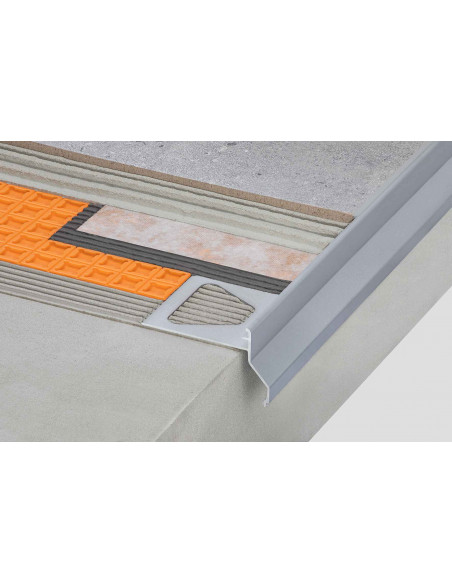 Profilé de rive 2.5ML 10mm BARA-RKK Blanc (BW) SCHLUTER - 1