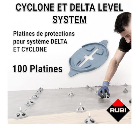 Platines de protection pour autonivellants CYCLONE et DELTA RUBI - 1
