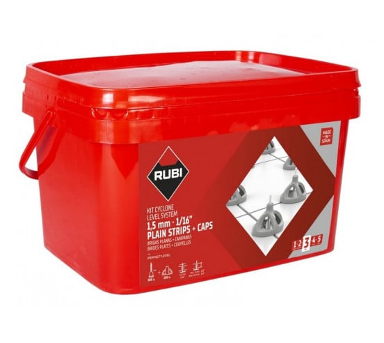 Kit autonivellants à vis en "I" 1.5mm CYCLONE RUBI - 2