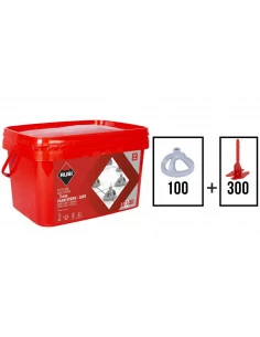 Kit autonivellants à vis en "I" 3mm CYCLONE RUBI - 1