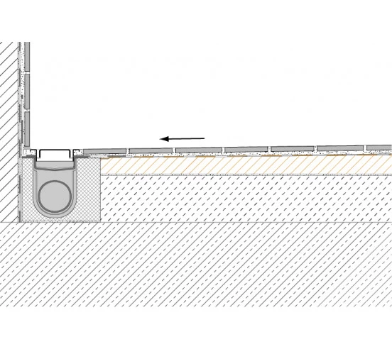 Receveur avec pente recoupable (coté court) KERDI-SHOWER-LTS SCHLUTER - 6