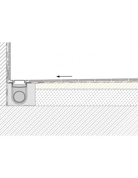 Receveur avec pente recoupable (coté court) KERDI-SHOWER-LTS SCHLUTER - 6