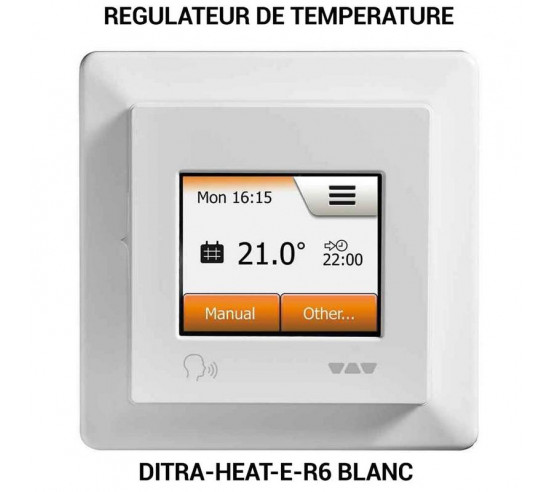 Régulateur de température (Thermostat) DITRA HEAT E R6 SCHLUTER - 1