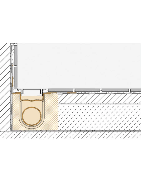 Kit pour Caniveau horizontal KERDI-LINE-H sans Grille SCHLUTER - 33