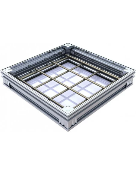 Couvercle à carreler  Alucover passage véhicule M125 ACO - 2