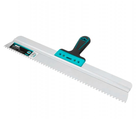 Peigne à colle 60cm denture 6x6mm INOX BIHUI - 1
