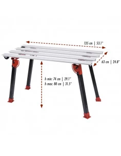 Table de tavail BIGFOOT M 63x135cm RAIMONDI - 1 2