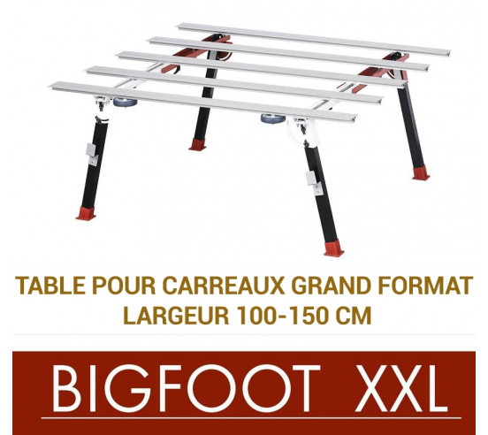 Table de travail BIGFOOT XXL (170cm x100 à150 cm) RAIMONDI - 1
