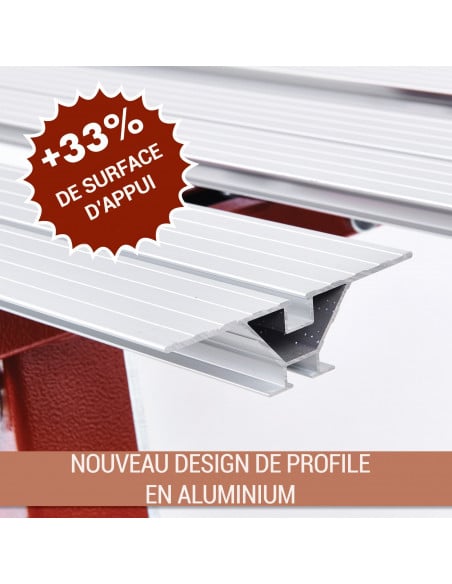 Table de travail BIGFOOT XXL (170cm x100 à150 cm) RAIMONDI - 2