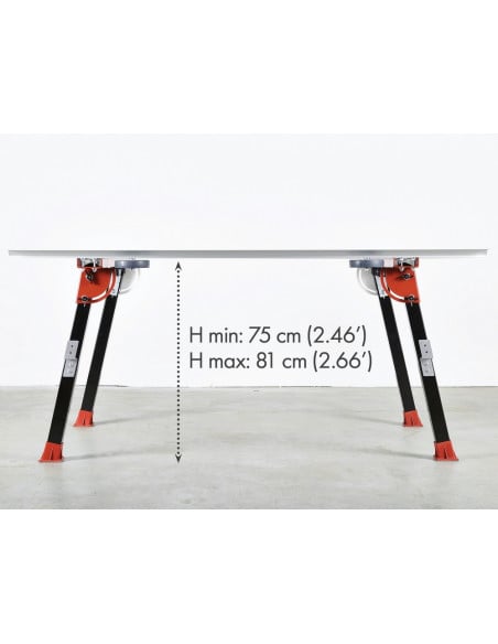Table de travail BIGFOOT XXL (170cm x100 à150 cm) RAIMONDI - 3