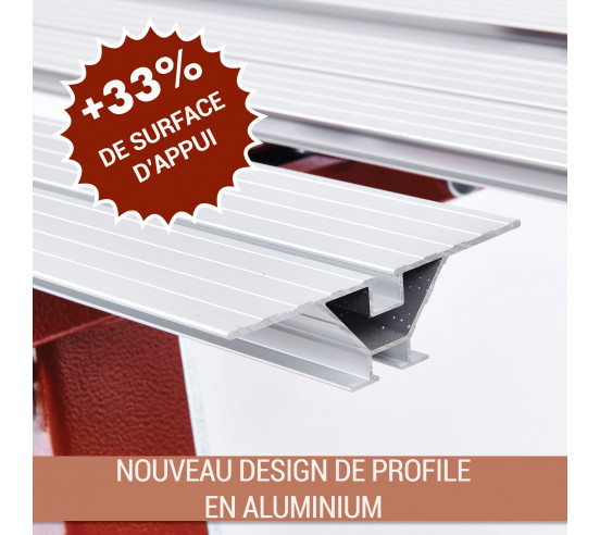 Table de travail BIGFOOT XXL (170cm x100 à150 cm) RAIMONDI - 2