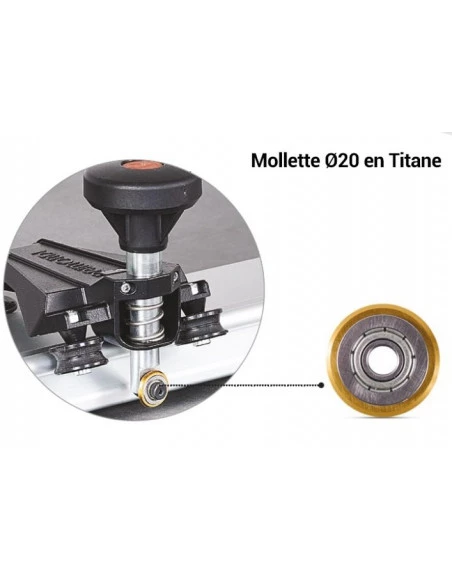 Système de coupe RAIZOR MTC 4 rails de 66cm coupe jusqu'à 327cm  RAIMONDI - 3