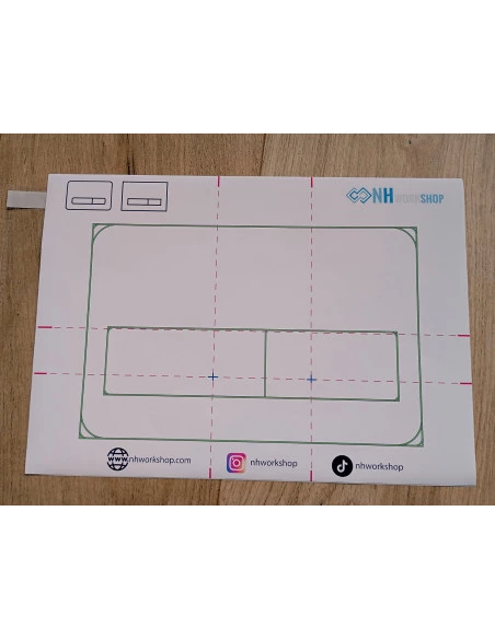 Kit plaque à carreler m2 pour Geberit, Sigma et Tece NH Workshop - 2