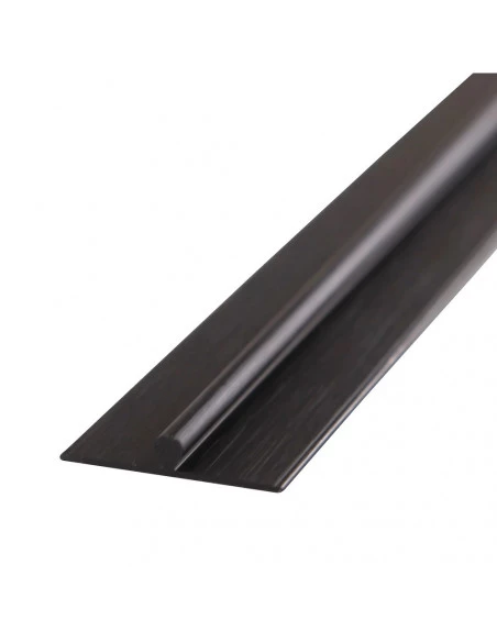 Profilé autocolant RETROFIT Alu noir mat brossé 1m50 FIX MI MAT INTER - 6