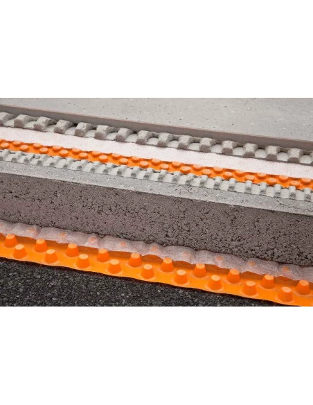 Natte de drainage et d'étancheité 12,5 ml x 1m TROBA-PLUS 8 SCHLUTER - 2