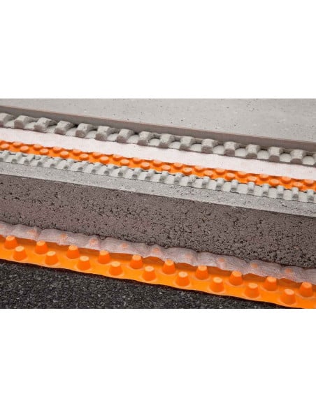 Natte de drainage et d'étancheité 12,5 ml x 1m TROBA-PLUS 8 SCHLUTER - 2