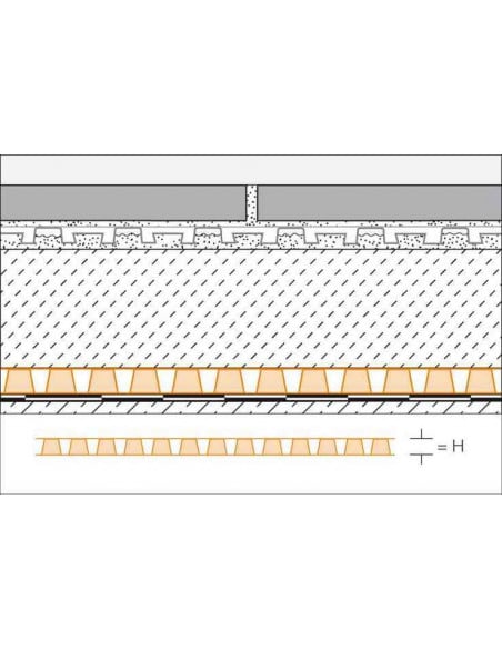 Natte de drainage et d'étancheité 12,5 ml x 1m TROBA-PLUS 8 SCHLUTER - 3