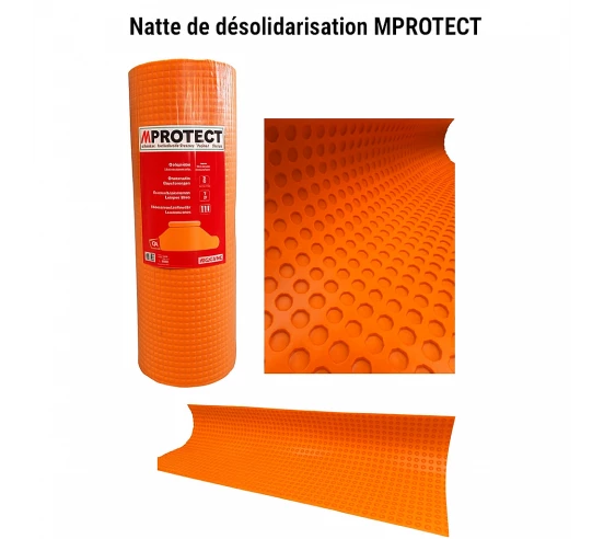 Natte de désolidarisation et d'étanchéité MPROTECT vendue au m² MAJERUS - 3