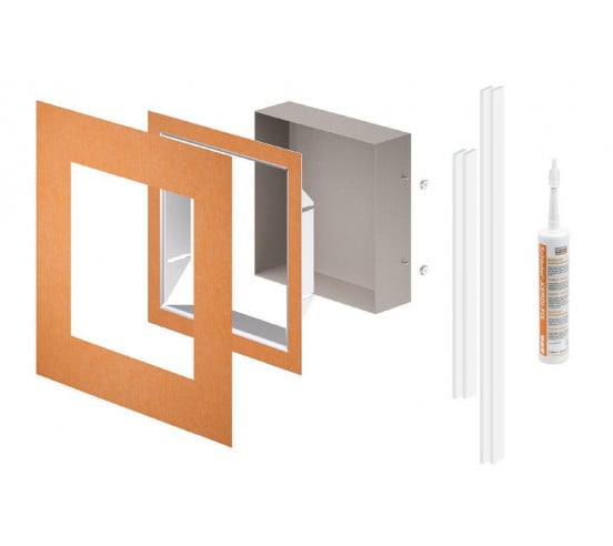 Niche sans carrelage aluminium 30x30 cm DESIGN-NICHE SCHLUTER - 6