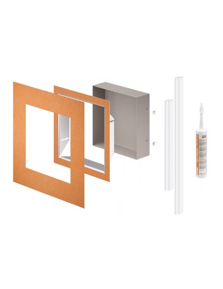 Niche sans carrelage aluminium 30x30 cm DESIGN-NICHE SCHLUTER - 6