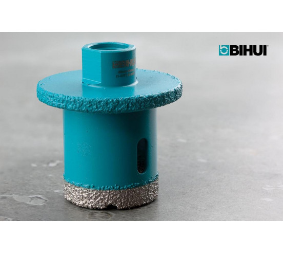 Fraise pour percage bonde lavabo diamantées 40-60 mm (M14) BIHUI - 1