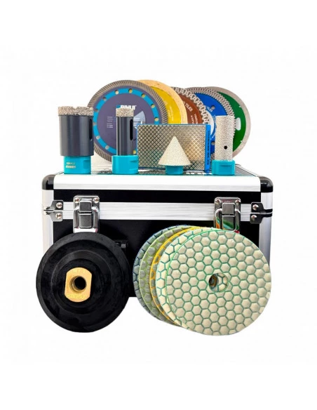 Ensemble d’outils diamantés professionnels 16 pièces DBDFS16  BIHUI - 4