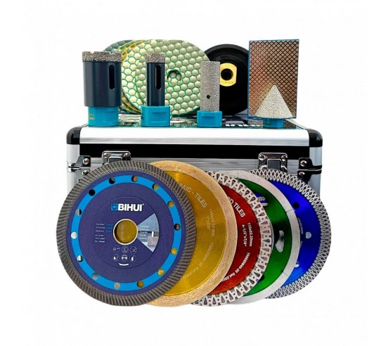 Ensemble d’outils diamantés professionnels 16 pièces DBDFS16  BIHUI - 5