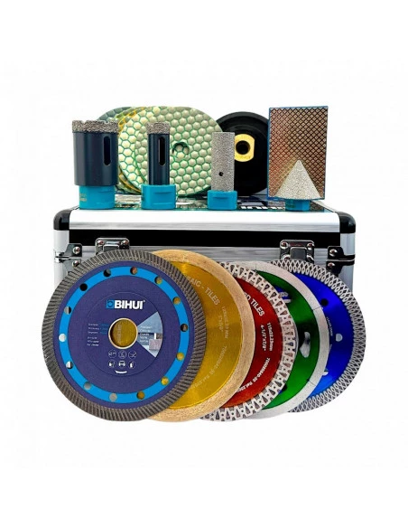 Ensemble d’outils diamantés professionnels 16 pièces DBDFS16  BIHUI - 5