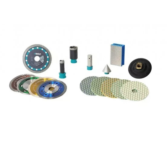 Ensemble d’outils diamantés professionnels 16 pièces DBDFS16  BIHUI - 6