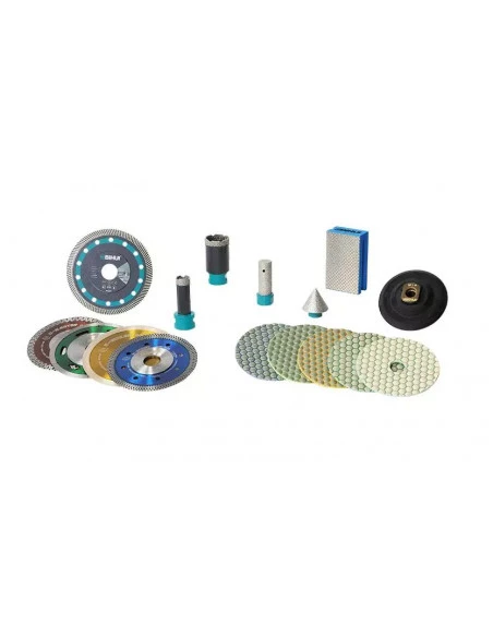 Ensemble d’outils diamantés professionnels 16 pièces DBDFS16  BIHUI - 6