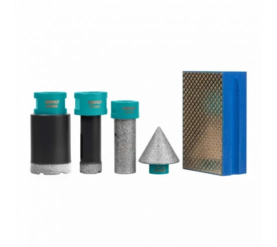 Ensemble d’outils diamantés professionnels 16 pièces en coffret DBDFS16  BIHUI - 7