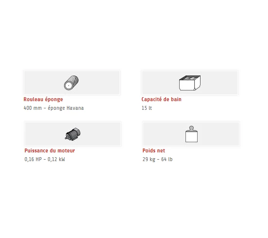 Rouleau éponge Berta Adv RAIMONDI - 4