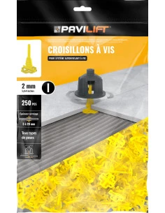250 Croisillons en "I" Autonivelant PAVILIFT 2mm - 1