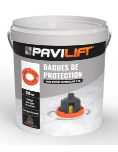Seau de 280 Bagues de protection Clipsable Anti-Abrasion PAVILIFT - 1