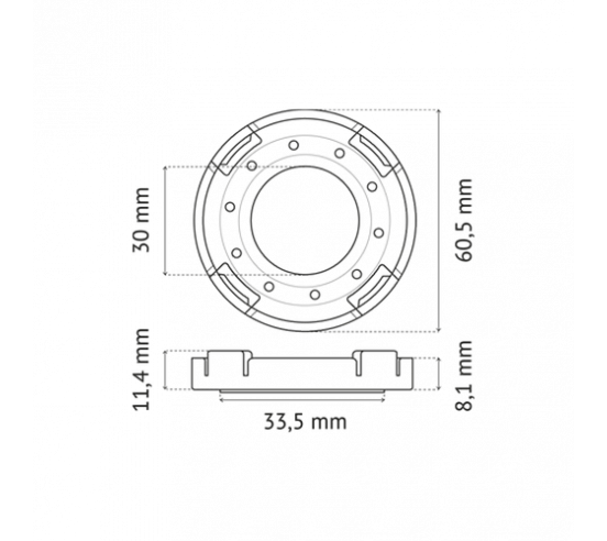 30 Bagues de protection Clipsable Anti-Abrasion PAVILIFT - 4