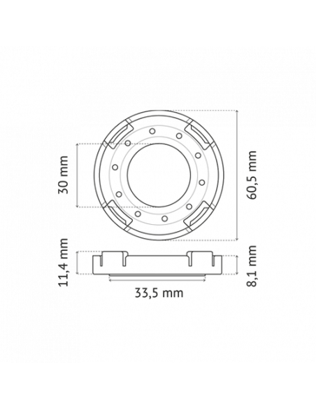30 Bagues de protection Clipsable Anti-Abrasion PAVILIFT - 4