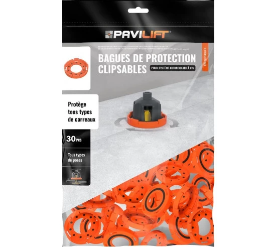 30 Bagues de protection Clipsable Anti-Abrasion PAVILIFT - 1