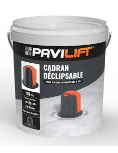 120 Cadrans de serrage Clipsable PAVILIFT Noir (3 à 30mm) - 1