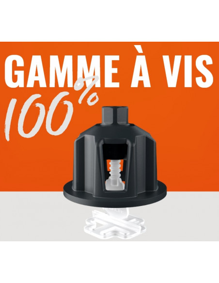 250 Croisillons en "T" Autonivelant de 3mm (carreaux de 3 à 20mm) PAVILIFT - 6