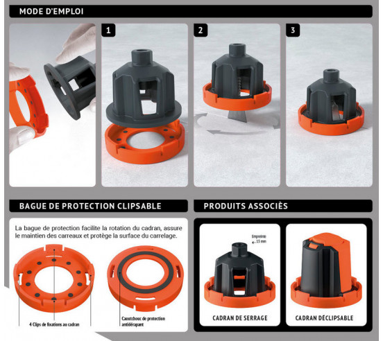 Seau de 280 Bagues de protection Clipsable Anti-Abrasion PAVILIFT - 6