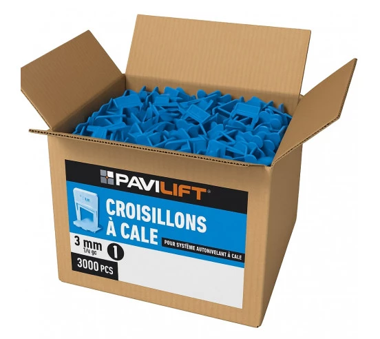 3000 Croisillons autonivelants à cale en "I"...