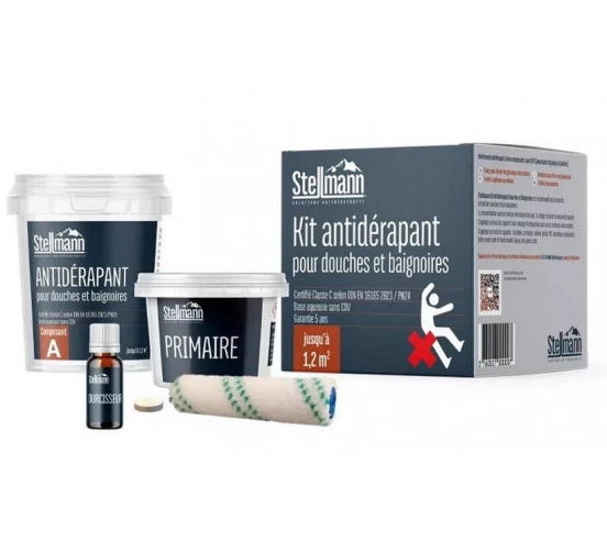 Kit antidérapant professionnel 1,2m² pour douches et baignoires STELLMANN - 1