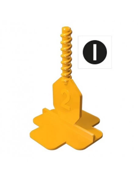 Carton de 3000 croiillons à vis en 2 mm I et 300 cadrans de serrage de 3 à 12 mm PAVILIFT - 2