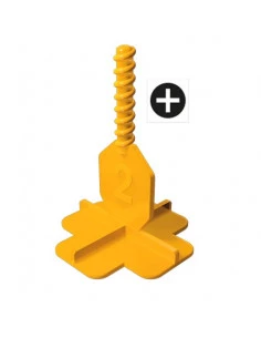 Carton de 3000 croiillons à vis en 2 mm "+" et 300 cadrans de serrage de 3 à 12 mm PAVILIFT - 1 2