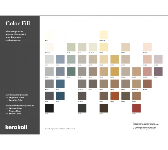 Nuancier FugaBella Color KERAKOLL – 50 Couleurs Officielles KERAKOLL - 4