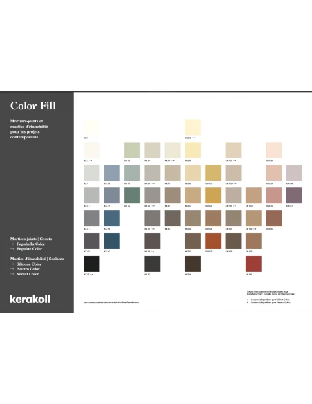 Nuancier FugaBella Color KERAKOLL – 50 Couleurs Officielles KERAKOLL - 4