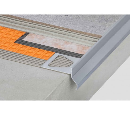 Profilé de rive 2.5ML 10mm BARA-RKK Blanc (BW) SCHLUTER - 1