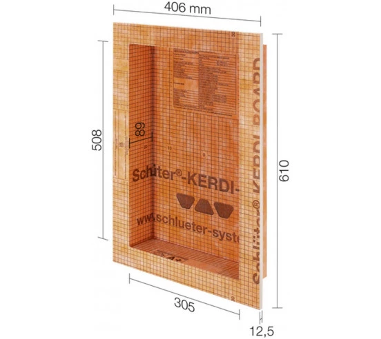 Niche à encastrer Kerdi-Board-N  305x508x89 mm SCHLUTER - 1