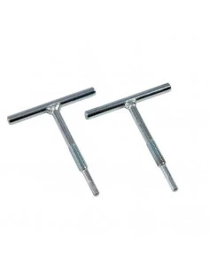 Jeu de 2 clés de levage Inox pour couvercle à carreler ACO - 1